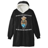 God Grant Me The Serenity To Accept The Vibes That Aren’t Rootin Tootin Hooded Wearable Blanket