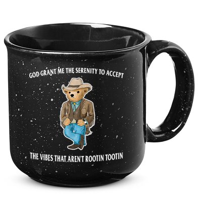 God Grant Me The Serenity To Accept The Vibes That Aren’t Rootin Tootin 15oz Campfire Ceramic Mug