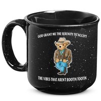 God Grant Me The Serenity To Accept The Vibes That Aren’t Rootin Tootin 15oz Campfire Ceramic Mug