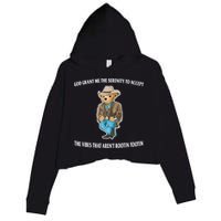 God Grant Me The Serenity To Accept The Vibes That Aren’t Rootin Tootin Crop Fleece Hoodie