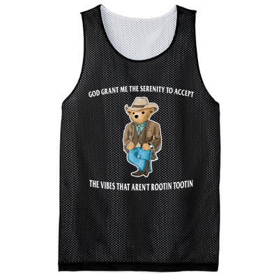 God Grant Me The Serenity To Accept The Vibes That Aren’t Rootin Tootin Mesh Reversible Basketball Jersey Tank