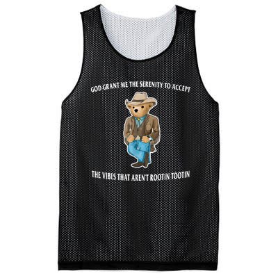 God Grant Me The Serenity To Accept The Vibes That Aren’t Rootin Tootin Mesh Reversible Basketball Jersey Tank