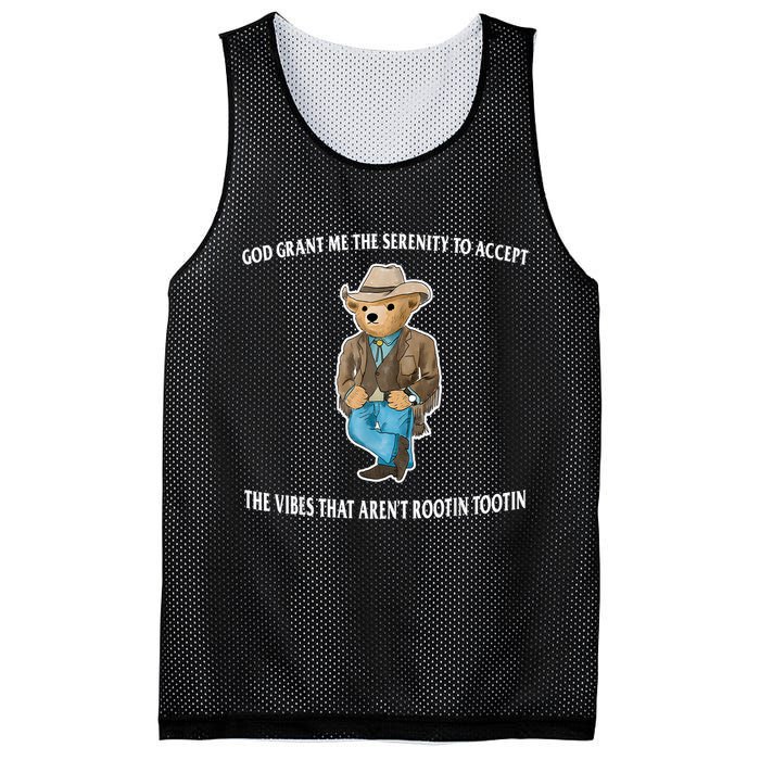 God Grant Me The Serenity To Accept The Vibes That Aren’t Rootin Tootin Mesh Reversible Basketball Jersey Tank