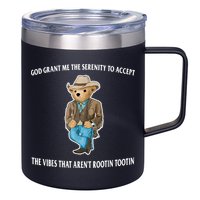 God Grant Me The Serenity To Accept The Vibes That Aren’t Rootin Tootin 12oz Stainless Steel Coffee Mug