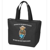 God Grant Me The Serenity To Accept The Vibes That Aren’t Rootin Tootin Zip Tote Bag