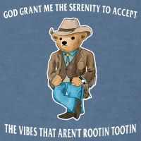 God Grant Me The Serenity To Accept The Vibes That Aren’t Rootin Tootin Garment-Dyed Sweatshirt