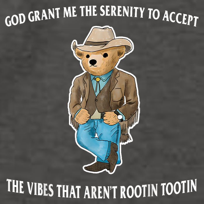 God Grant Me The Serenity To Accept The Vibes That Aren’t Rootin Tootin Vector Backpack
