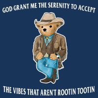God Grant Me The Serenity To Accept The Vibes That Aren’t Rootin Tootin Infant Baby Jersey Bodysuit