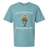 God Grant Me The Serenity To Accept The Vibes That Aren’t Rootin Tootin Sueded Cloud Jersey T-Shirt