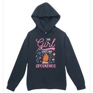 Groundhog Girl Marmot Groundhog Day Woodchuck Urban Pullover Hoodie