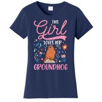 Groundhog Girl Marmot Groundhog Day Woodchuck Women's T-Shirt