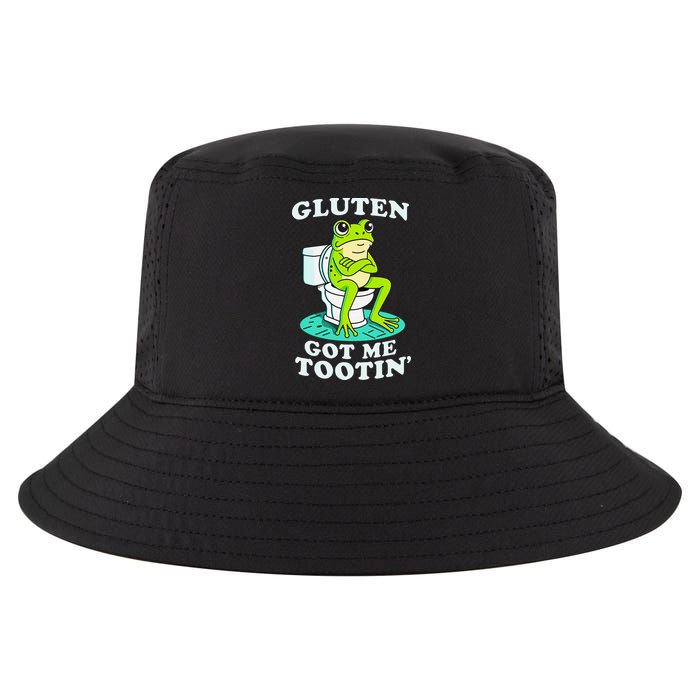 Gluten Got Me Tootin Funny Gluten Intolerant Intolerance Gift Cool Comfort Performance Bucket Hat