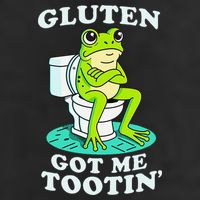 Gluten Got Me Tootin Funny Gluten Intolerant Intolerance Gift Adult Drive Performance Visor