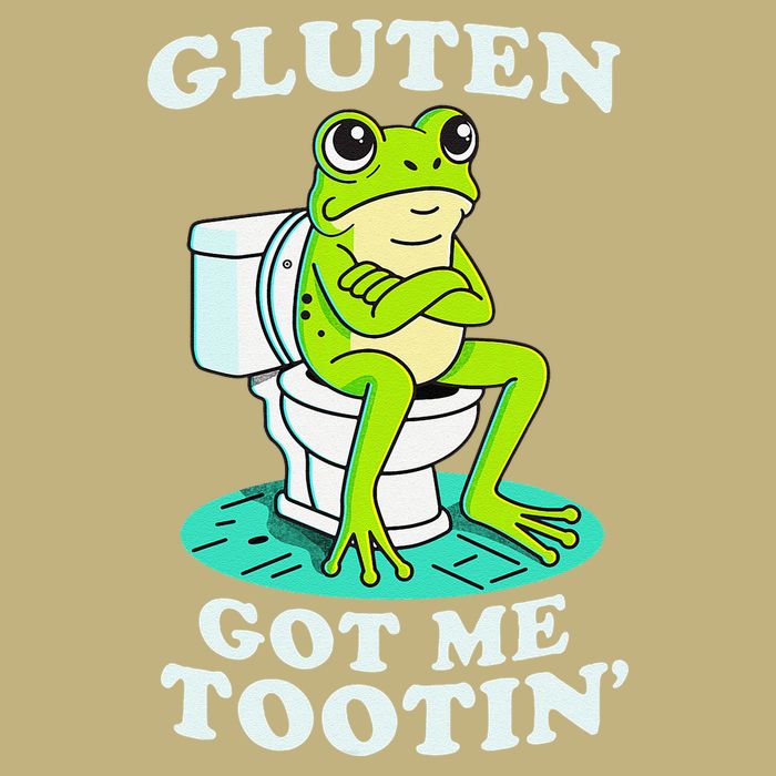 Gluten Got Me Tootin Funny Gluten Intolerant Intolerance Gift Cooling Performance Crew T-Shirt