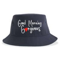 Gorgeous Good Morning Gorgeous With Heart Compliment Sustainable Bucket Hat