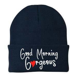 Gorgeous Good Morning Gorgeous With Heart Compliment Knit Cap Winter Beanie