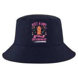 Groundhog Girl Marmot Woodchuck Cool Comfort Performance Bucket Hat