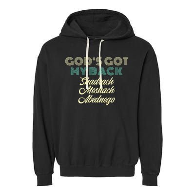 GodS Got My Back Garment-Dyed Fleece Hoodie