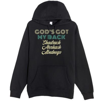 GodS Got My Back Premium Pullover Hoodie