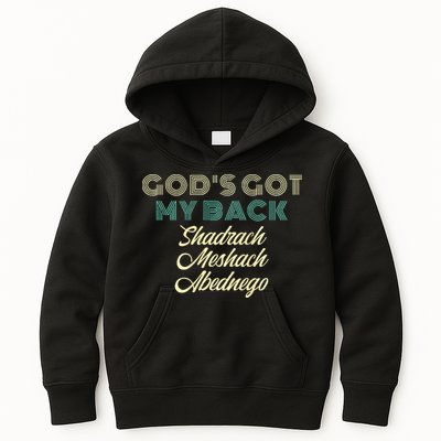 GodS Got My Back Kids Hoodie