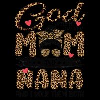 God Gifted Me Two Titles Mom And Nana Leopard Mother's Day Impact Tech Backpack