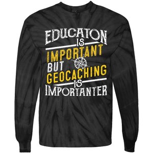 Geocache Gifts Men Cache Caching And Women Geocaching Tie-Dye Long Sleeve Shirt