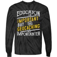 Geocache Gifts Men Cache Caching And Women Geocaching Tie-Dye Long Sleeve Shirt