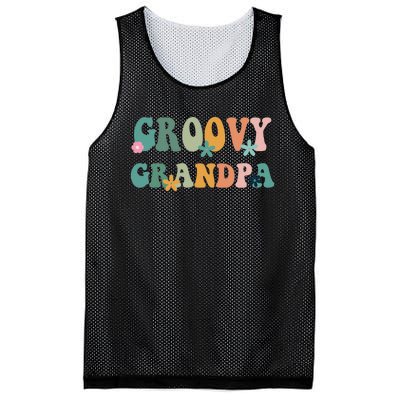 Groovy Grandpa Matching Family Baby Shower Mesh Reversible Basketball Jersey Tank