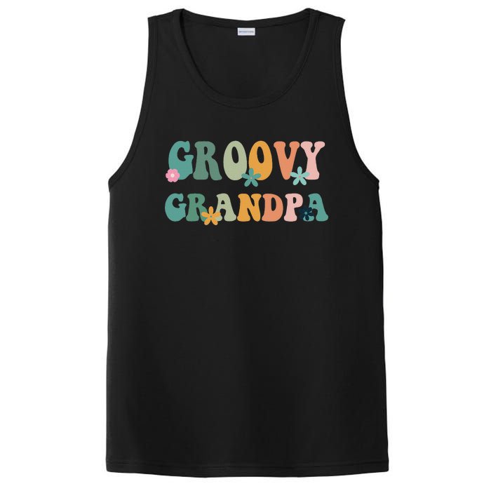 Groovy Grandpa Matching Family Baby Shower PosiCharge Competitor Tank