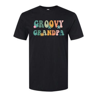 Groovy Grandpa Matching Family Baby Shower Softstyle CVC T-Shirt