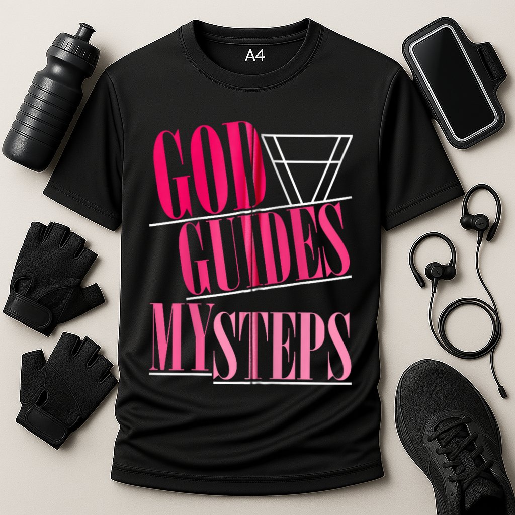 God Guides My Steps Performance Shirt