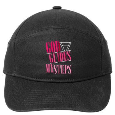 God Guides My Steps 7-Panel Snapback Hat