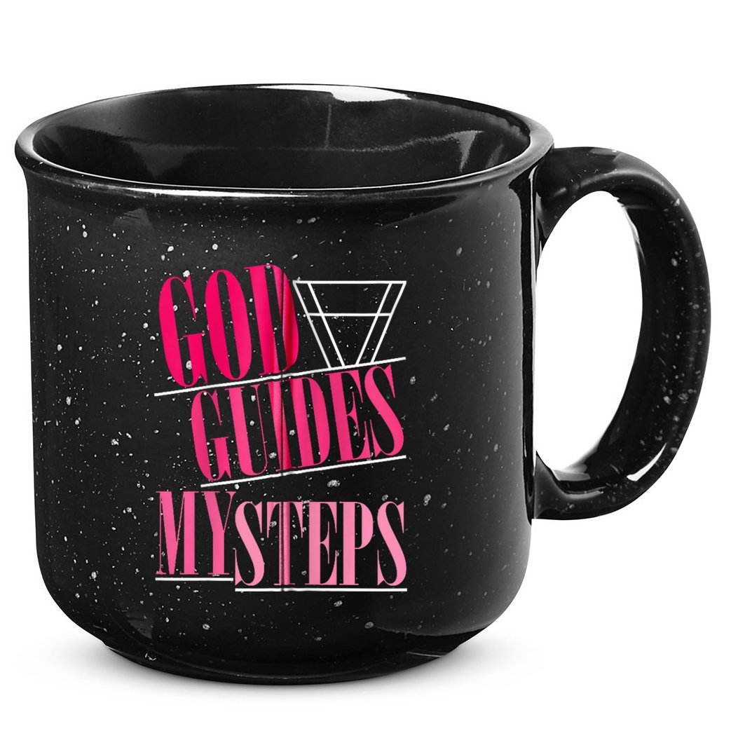 God Guides My Steps 15oz Campfire Ceramic Mug
