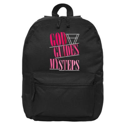 God Guides My Steps 16 in Basic Backpack