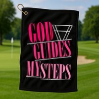 God Guides My Steps Golf Towel