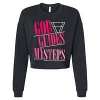 God Guides My Steps Cropped Pullover Crew