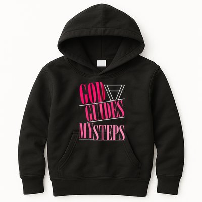 God Guides My Steps Kids Hoodie