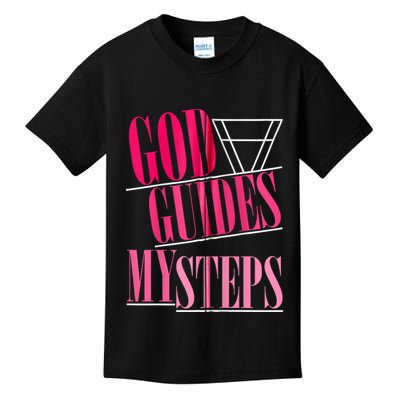 God Guides My Steps Kids T-Shirt