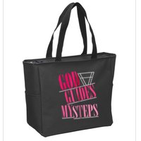 God Guides My Steps Zip Tote Bag