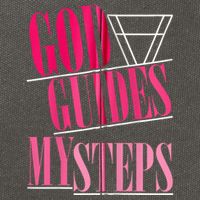 God Guides My Steps Cotton Canvas Backpack