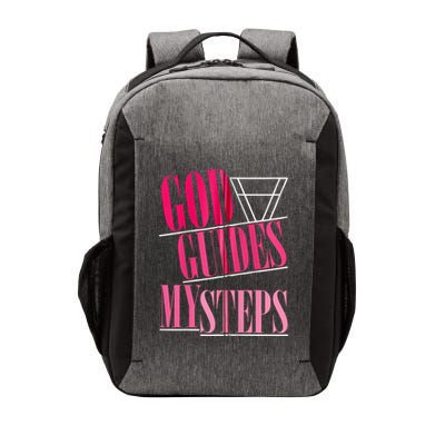 God Guides My Steps Vector Backpack