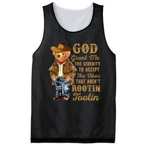 God Grant Me The Serenity To Accept The Vibes That Arent Rootin Tootin Mesh Reversible Basketball Jersey Tank