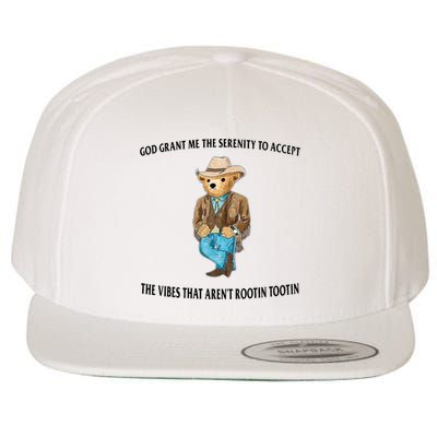 God Grant Me The Serenity To Accept The Vibes That Aren’t Wool Snapback Cap