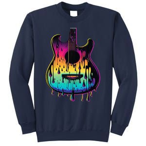 Guitar Graphic Music Lover Acoustic Guitar Player Musician Sweatshirt