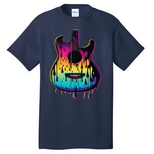 Guitar Graphic Music Lover Acoustic Guitar Player Musician Tall T-Shirt