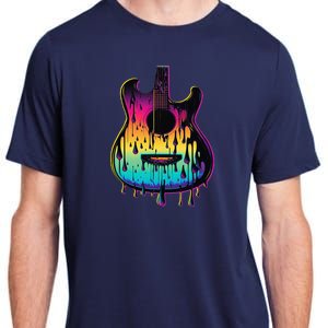 Guitar Graphic Music Lover Acoustic Guitar Player Musician Adult ChromaSoft Performance T-Shirt