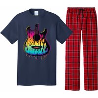 Guitar Graphic Music Lover Acoustic Guitar Player Musician Pajama Set