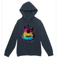 Guitar Graphic Music Lover Acoustic Guitar Player Musician Urban Pullover Hoodie