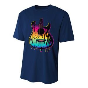 Guitar Graphic Music Lover Acoustic Guitar Player Musician Performance Sprint T-Shirt