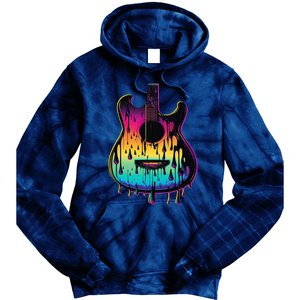 Guitar Graphic Music Lover Acoustic Guitar Player Musician Tie Dye Hoodie